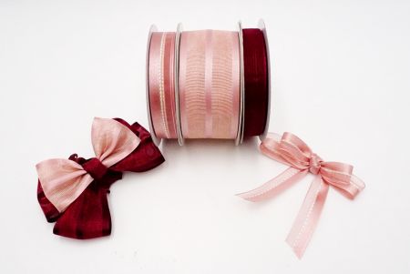 Pinky Red Woven Ribbon Set